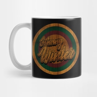 Circle Retro Johnny Winter Mug